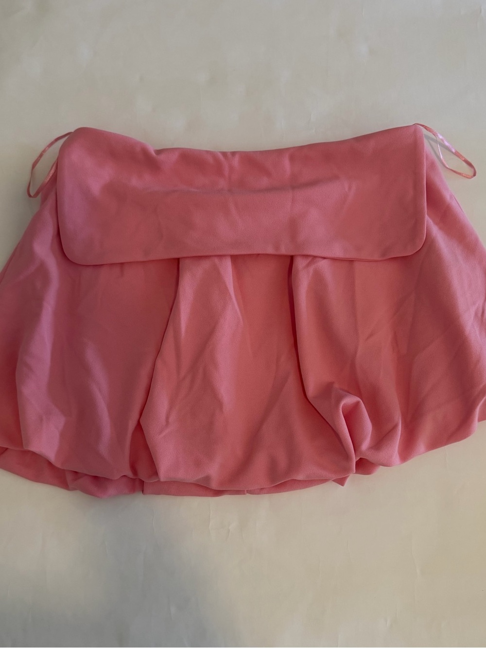 Zara Pink Strapless Ruffled Top - Picture 7 of 7